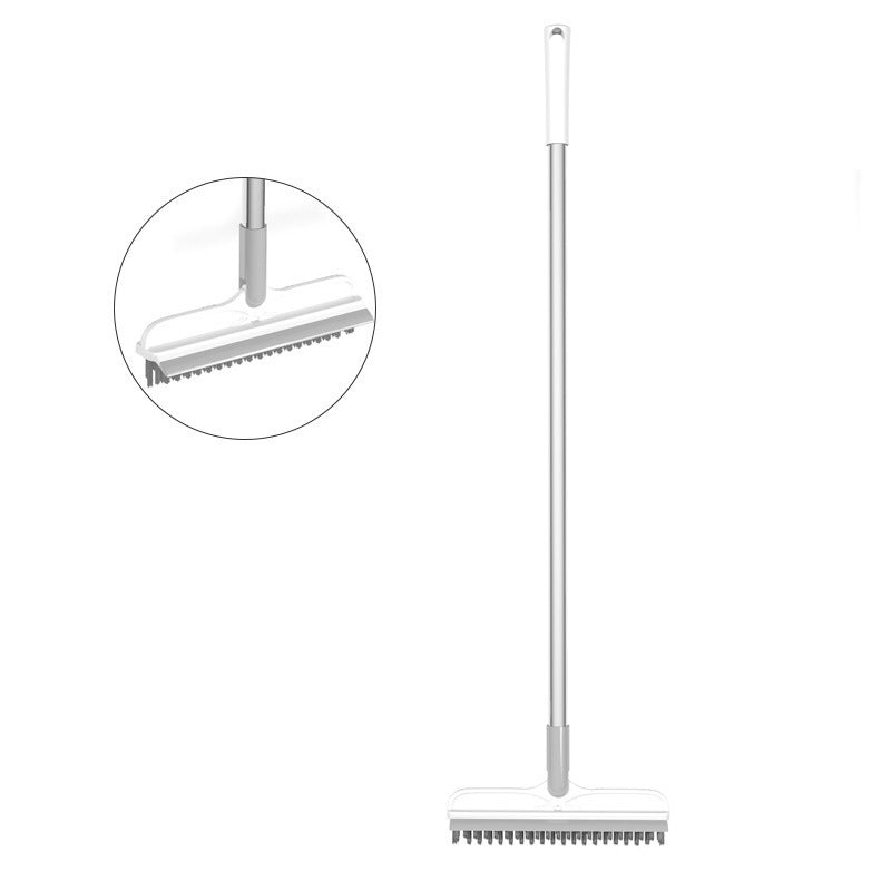 Brosse de nettoyage 2 en 1 pour espace de toilette