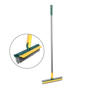 Brosse de nettoyage 2 en 1 pour espace de toilette