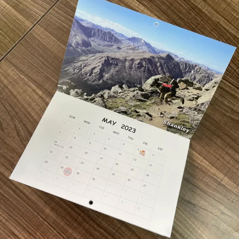 Calendrier des chiens qui font caca
