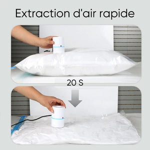 Sac de Rangement à Compression Sous Vide