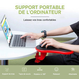 Accoudoir Attachable pour Bureau d'ordinateur