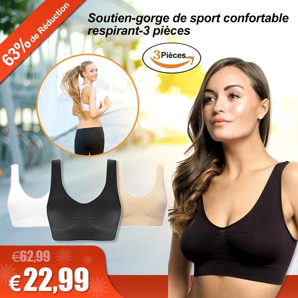 Soutien-Gorge de Sport Confortable Respirant-3 Pièces