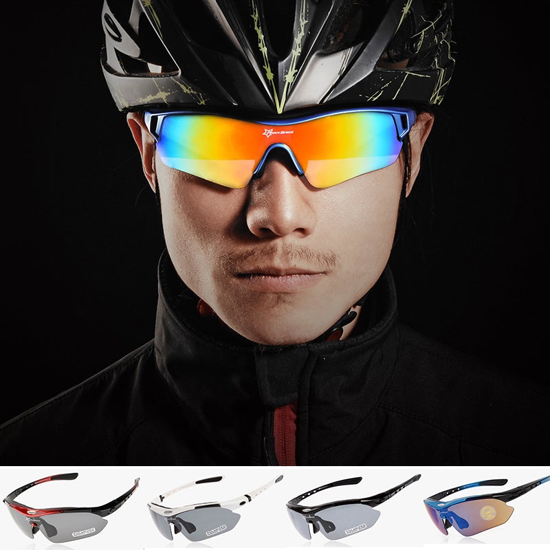 Lunettes de Soleil de Sport Polarisées avec Protection UV (1 SET)