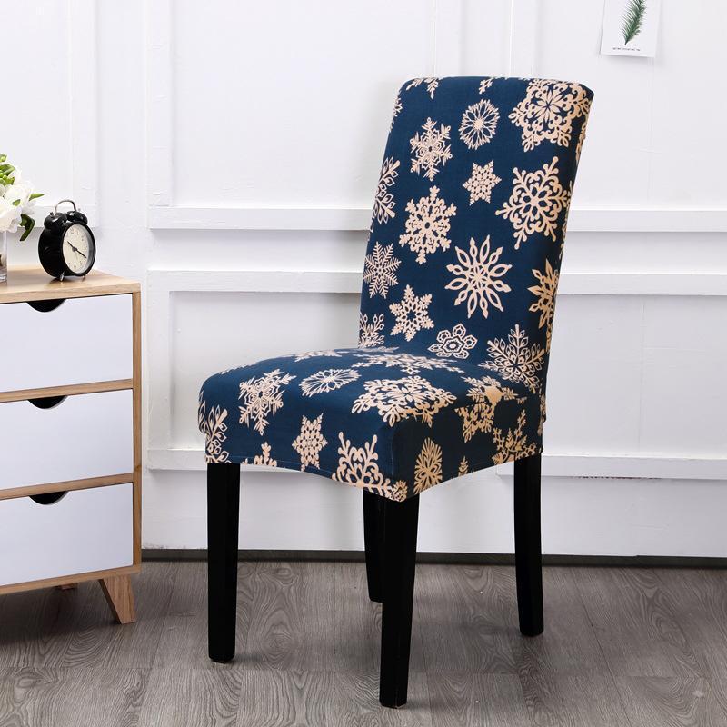 Housse de chaise multicolore en spandex
