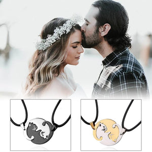 Collier de Chat de Conception Yin ＆ Yang