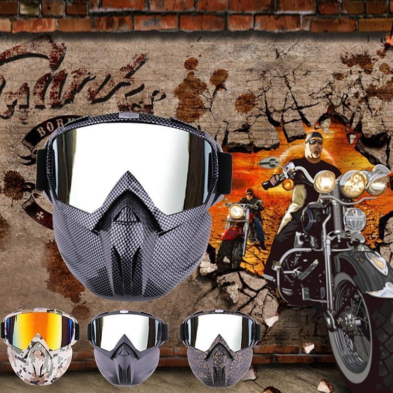 Lunettes de Motocross avec Masque Détachable