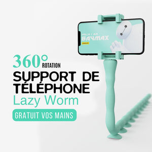 Support de téléphone portable Lazy Worm