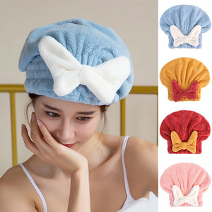 Enveloppe de serviette de cheveux super absorbante