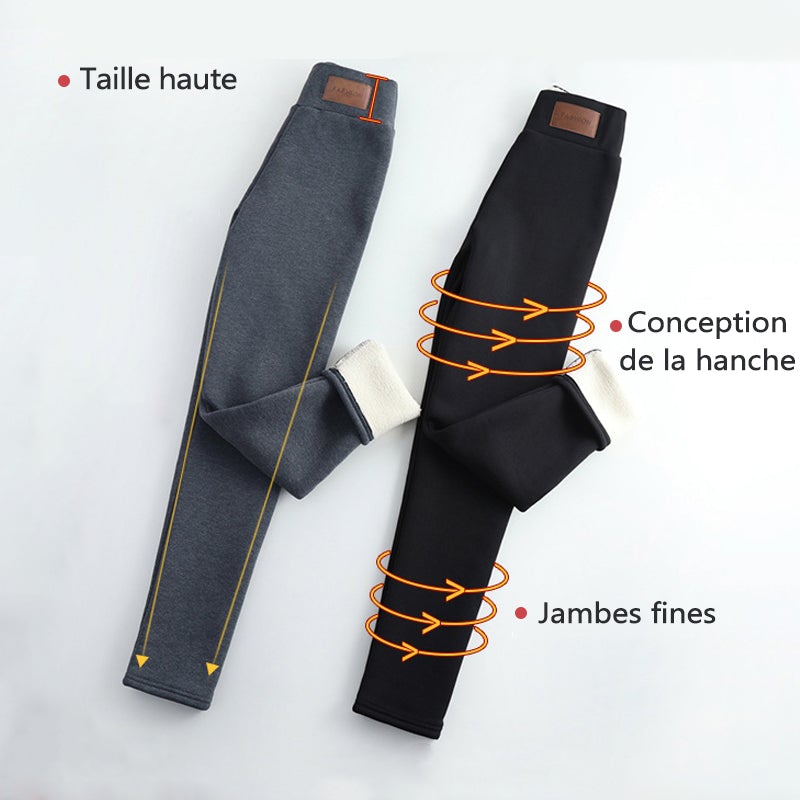 Pantalon d'hiver épais et chaud en cachemire