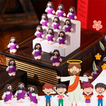 Mini figurine de Jésus Décorations de Pâques