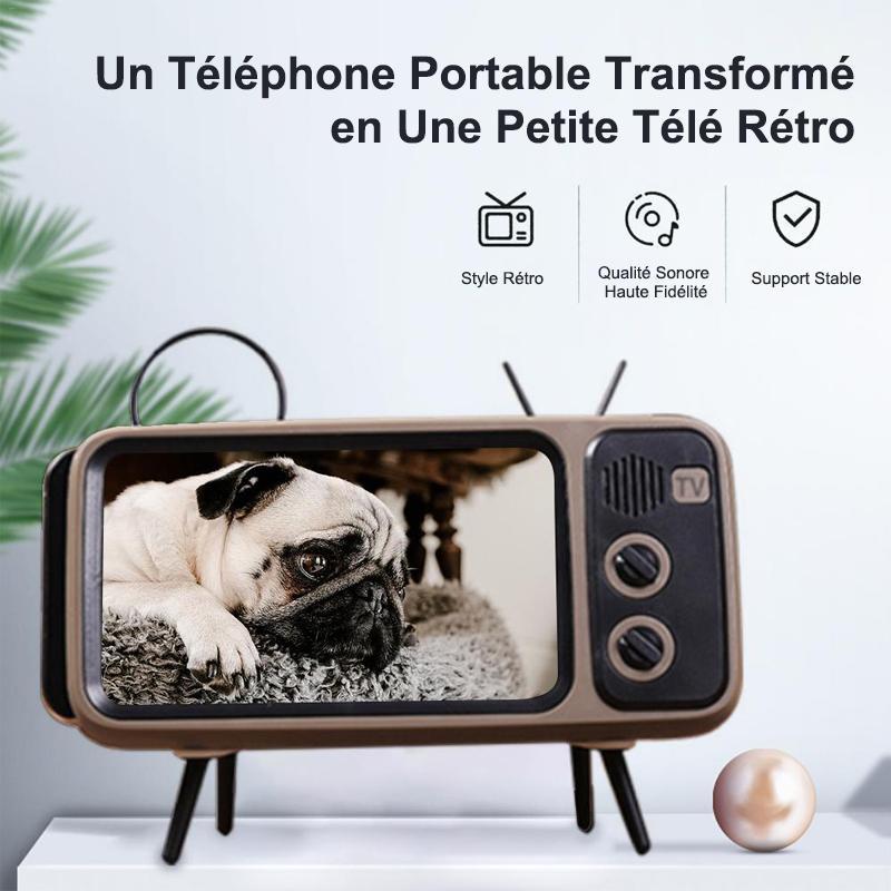 Téléphone Mobile Haut-Parleur Rétro Tv Bluetooth