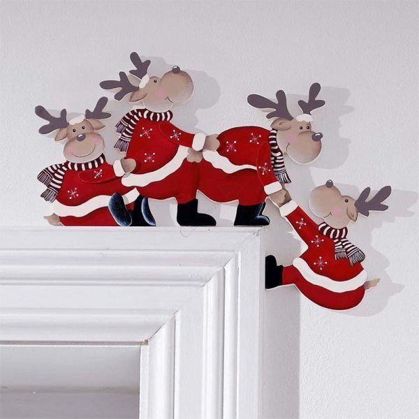 Décoration de Cadre de Porte de Noël