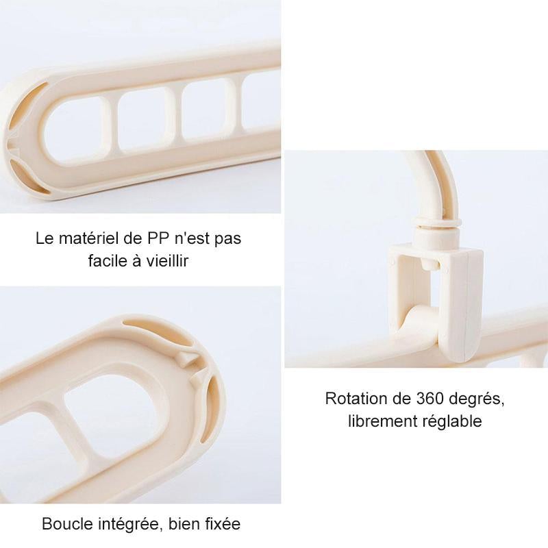 Rotation Des Cintres Pliants Antidérapants