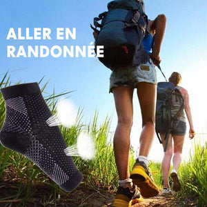 Lot de 2 Chaussettes de Contention Anti-fatigue