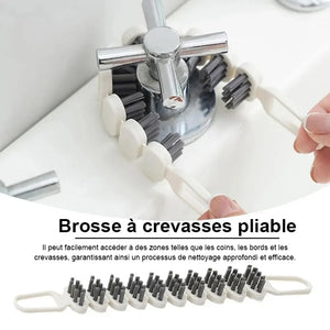 Brosse de nettoyage multifonctionnelle pliable