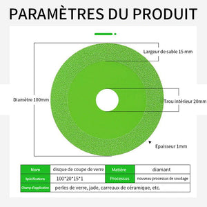 Lame de scie diamantée dédiée multifonctionnelle