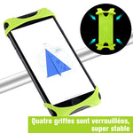 Support de Téléphone de Vélo Universel en Silicone Antidérapant Réglable