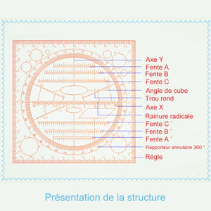 Règle de Dessin Multifonctionnelle