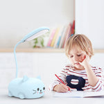 Lampe de Bureau LED Chat de Dessin Animé