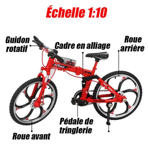 Vélo de Course 1:10 Modèle Jouets en Métal Moulé sous Pression