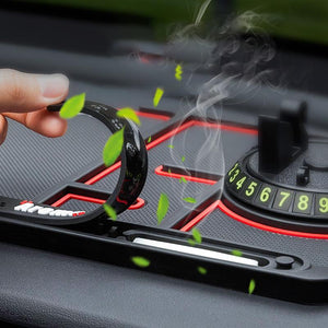 4 en 1 Tapis Antidérapant pour Voiture avec Support de Téléphone