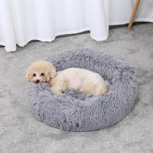 Lit rond confortable pour animaux de compagnie