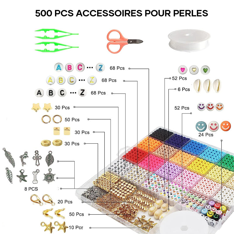 Bijoux en perles d'argile DIY