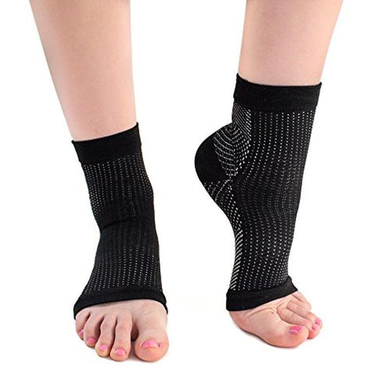 Lot de 2 Chaussettes de Contention Anti-fatigue