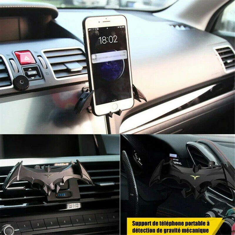 Support de Téléphone de Voiture en Forme de Chauve-souris