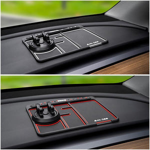 4 en 1 Tapis Antidérapant pour Voiture avec Support de Téléphone