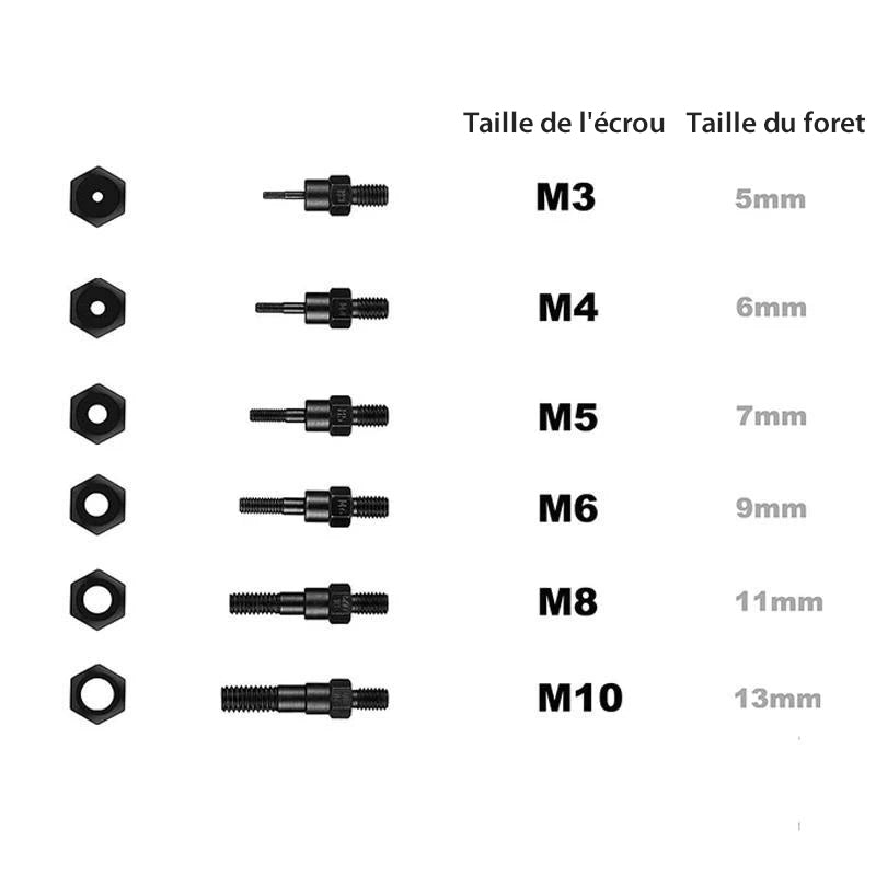 Kit d'Outils à Rivets Automatiques