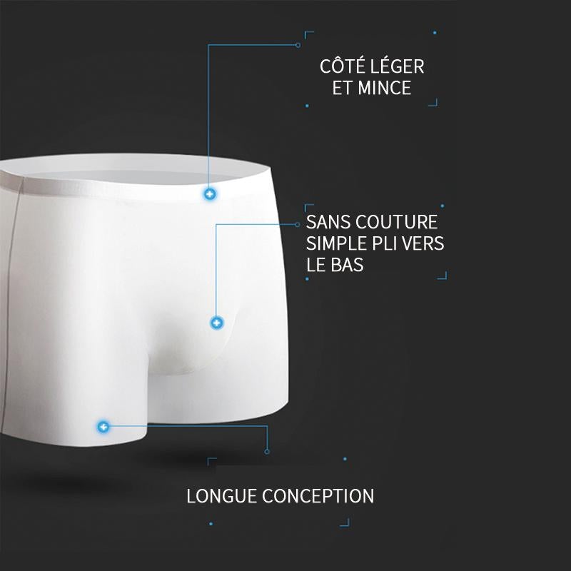 Ciaovie™ Sous-Vêtements Hommes en Soie Glacée