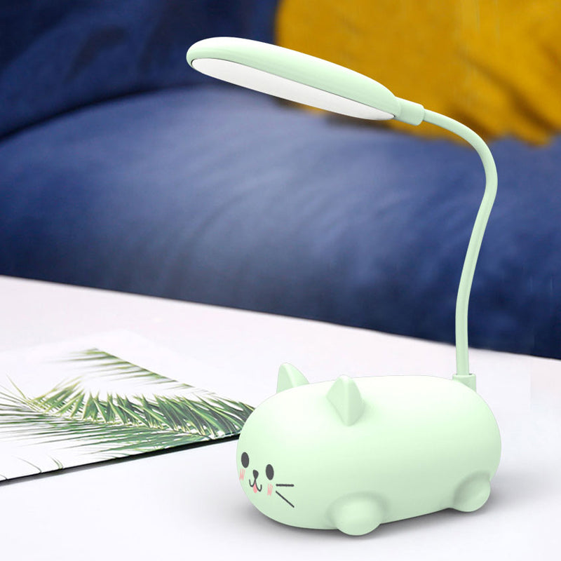 Lampe de Bureau LED Chat de Dessin Animé