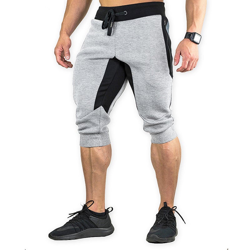 Short Jogging Homme Pantalon 3/4 d'entraînement