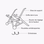 Ciaovie™ Support Ajustable pour Ordinateur Portable