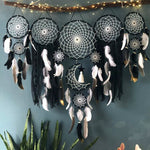 Dreamcatcher Lune et étoiles suspendues au-dessus du lit (5 PCS)