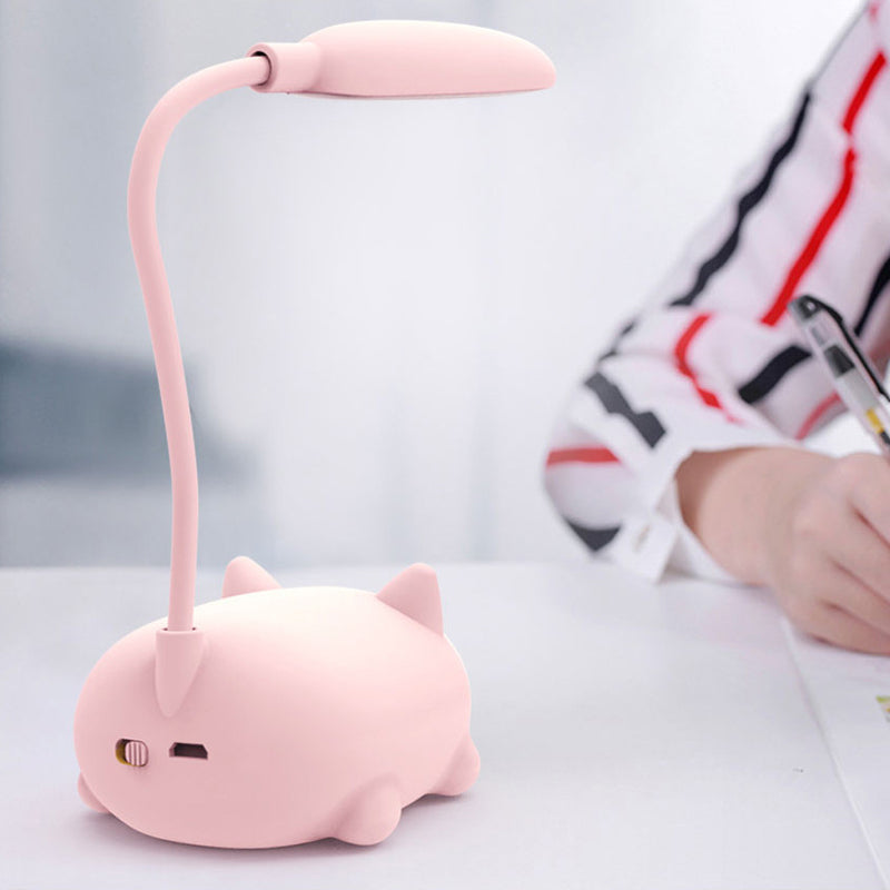 Lampe de Bureau LED Chat de Dessin Animé