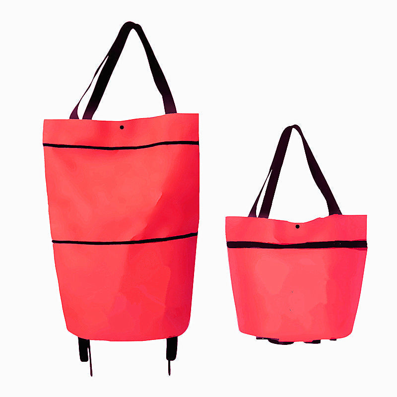 Sac fourre-tout pliable pour chariot de courses