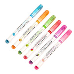 💖 MEILLEURS CADEAUX POUR LES ENFANTS - Stylos à double pointe avec 6 formes de courbes différentes Pointes fines