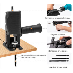 Adaptateur de Scie Alternative pour Perceuse